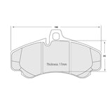 PFC Brake Pads 0991.08