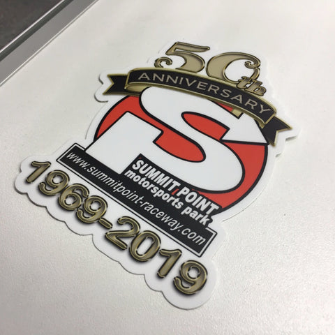 Summit Point 50th Anniversary Decal