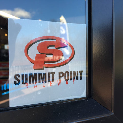 Summit Point Classic Logo Inside Window Decal